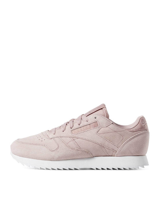 Reebok Classic Leather Ripple Femei Sneakers Roz