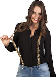 Carnival Suspenders Gold