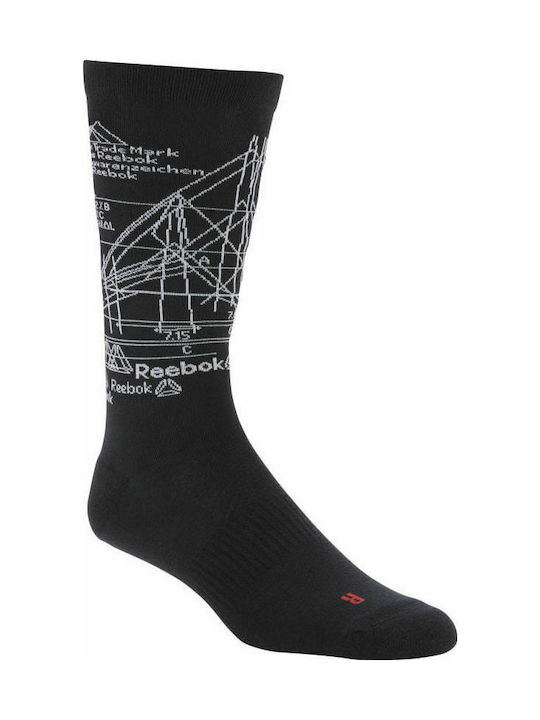 Reebok Active Enhanced Crew Socks Athletic Socks Black 1 Pair