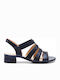 Caprice Women's Flat Sandals Anatomic in Navy Blue Color 9-28204-22 862