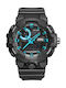 Weide Men's Watch 50mm Battery with Black Rubber Strap