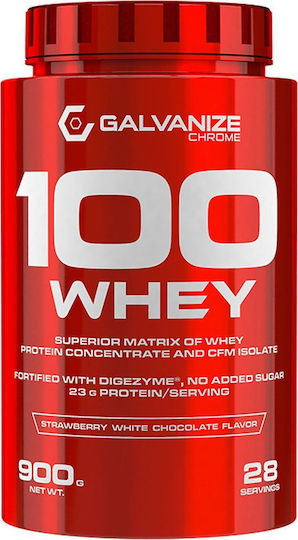 Galvanize Nutrition 100 Whey French Vanilla Πρωτεΐνη Ορού Γάλακτος με Γεύση French Vanilla 900gr