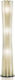 Slamp Bach XL Floor Lamp H161xW31.5cm. with Socket for Bulb E27 Gold