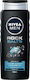 Nivea Men Rock Salt Bubble Bath Gel for Men Revitalizing 500ml