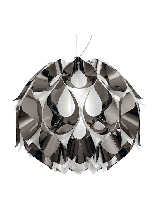 Slamp Flora M Suspension Hängelampe LED Federung für Fassung E27 Gray FLOSM00PWT01T00000EU