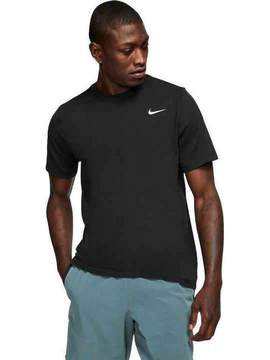 Nike Dri-Fit Sportliches T-Shirt Schwarz