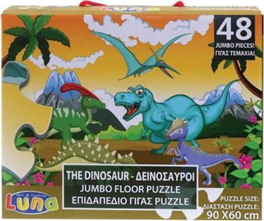 Kids Puzzle The Dinosaur 48pcs Luna