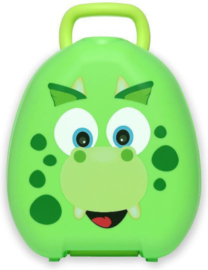 My Carry Potty Portable Potty Dino with Lid Green up to 50kg