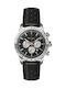 Paul Smith Watch Chronograph Battery with Black Leather Strap PS0110001