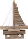 Inart Wooden Miniature Ship 23x6x32cm