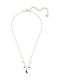 Swarovski Duo Moon Necklace with design Star Gold Plated