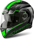 Airoh Movement S Faster Green Motorradhelm Voll...