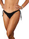 Rock Club BP-1323 Bikini Brazil with Ties Black BP1323.black