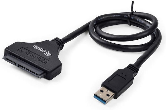 Equip 133471 USB 3.0 to SATA Adapter Μαύρο