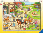 Kids Puzzle Φάρμα Αλόγων for 4++ Years 40pcs Ravensburger