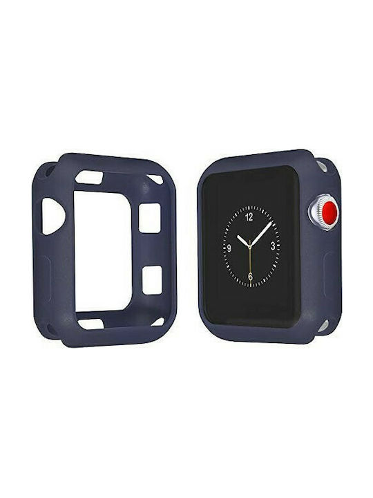 TPU Case Blue (Apple Watch 38mm/40mm) Carcasă de Silicon în culoarea Albastru pentru Apple Watch 38mm