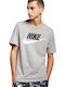 Nike Icon Futura Men's Athletic T-shirt Short Sleeve Gray