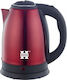 Herzberg Kettle 1.8lt 1500W Red