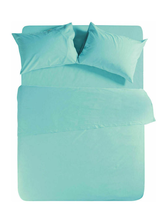 Nef-Nef Sheet for Single Bed 170x270cm. Basic 011708 728 Aqua