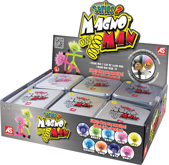 AS Διαδραστικό Παιχνίδι Magno Man Series 2 Metal Case (Διάφορα Σχέδια) 1τμχ