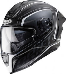 Caberg Drift Evo Integra I0 Matt Black/Anthracite/White Κράνος Μηχανής Full Face 1390gr με Pinlock και Sunvisor