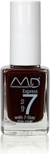 MD Professionnel Express Up To 7 Lac De Unghii Lucios Uscare Rapidă Burgundy 12ml
