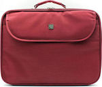 Sbox New York Tasche Schulter / Handheld für Laptop 15.6" in Rot Farbe