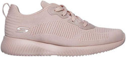 Skechers Bobs Squad Tough Talk Sport Shoes Running Pink