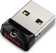 Sandisk Cruzer Fit 32GB USB 2.0 Stick Μαύρο