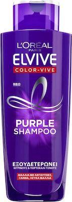 L'Oreal Paris Elvive Color Vive Purple Σαμπουάν για Διατήρηση Χρώματος για Βαμμένα Μαλλιά 200ml