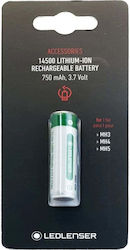 LedLenser 14500 750mAh 3.7V 1 Bucată Baterii Reîncărcabile