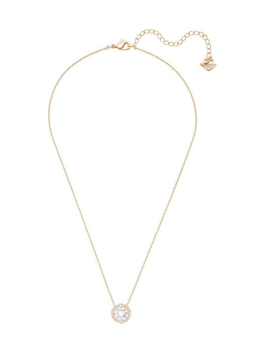 Swarovski Sparkling Dance Round Placat cu aur