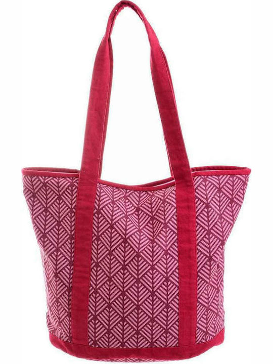 Ble Resort Collection Υφασμάτινη Τσάντα Θαλάσσης Κόκκινη