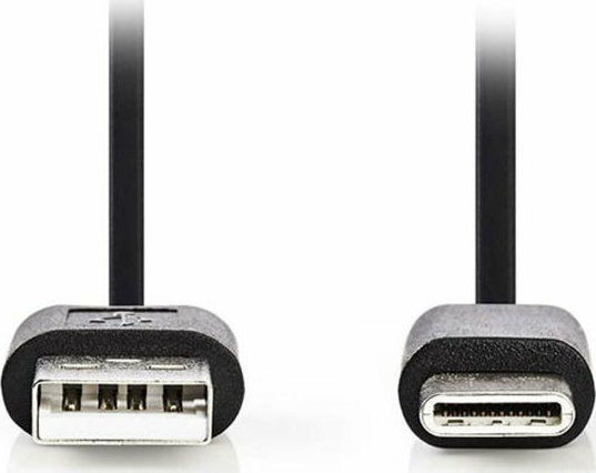 Nedis USB 2.0 Cable USB-C Male - USB-A Black 0.1m