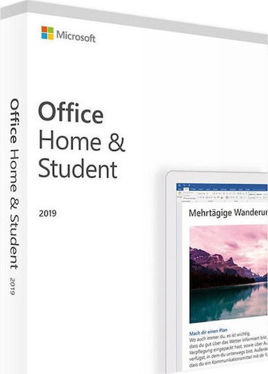 Microsoft Office Home & Student 2019 Multilingv cu Licență Electronică pentru 1 Utilizator Medialess MSOHS19MR