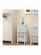 Wooden Storage Drawers with 5 Drawers Πολύχρωμη L38xW28xH86.5cm