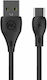 WK WDC-072 USB 2.0 Cable USB-C male - USB-A Μαύρο 1m 250408