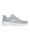 Diamond Mesh Lace Up Sport Shoes Running Gray