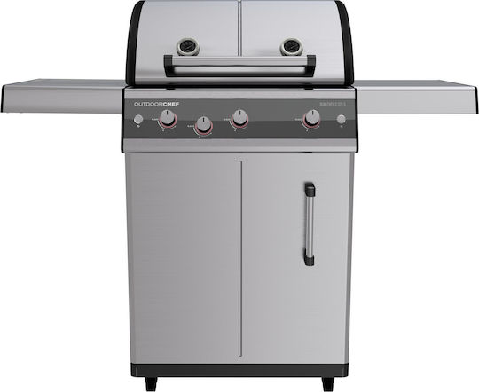 Outdoorchef Dualchef S 325 G Gasgrill mit 3 cm 12kW und Seitenbrenner