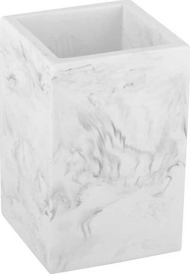 Marva Marble Tisch Getränkehalter Stein Weiß