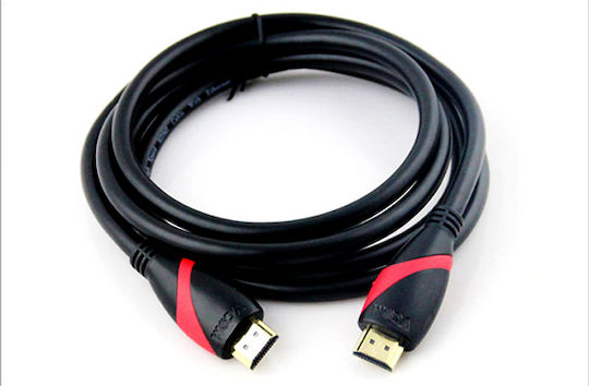 VCom HDMI 1.4 High Speed 1080p 120Hz HDMI кабел HDMI мъжки - HDMI мъжки 1.8м Черен