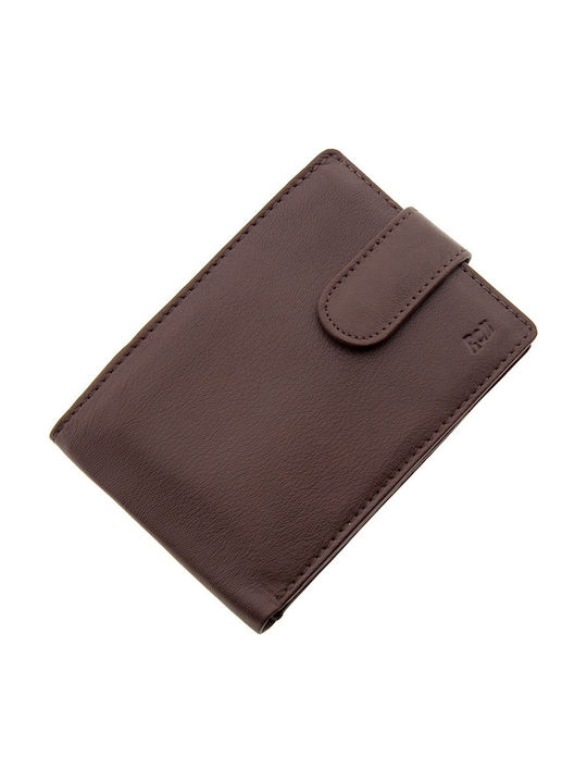 Wallet men's leather wallet Rcm Z37-Brown