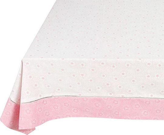 PiP Studio Floral Dotted Flower mit Stickerei Rosa 150x250cm