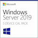Microsoft Windows Server 2019 5 Device Cals Αγγλικά