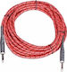 Peavey PV20 Multi Color Cable 6.3mm male - 6.3mm male 6m Red (00578880)