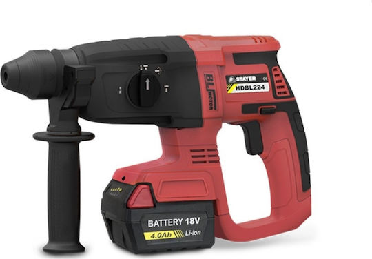Stayer HDBL 224 Impact Demolition Hammer Battery Brushless 18V 2x4Ah with Chuck SDS Plus HDBL 224