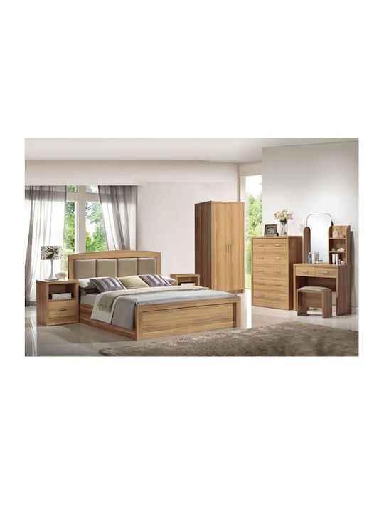 Woodwell Kommode Schlafzimmer Holz Caliber mit 5 Schubladen 80x39x120cm E7389