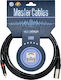Prostage Kabel XLR-Stecker - RCA-Stecker Schwarz 15m RCM-15