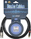 Prostage Kabel XLR-Buchse - RCA-Stecker Schwarz 7m RCF-07