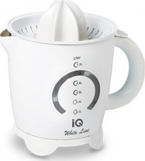 IQ Electric Juicer 40W with 1.2lt Capacity White